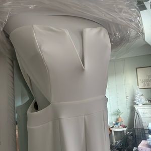 Long white jumpsuit Lulus